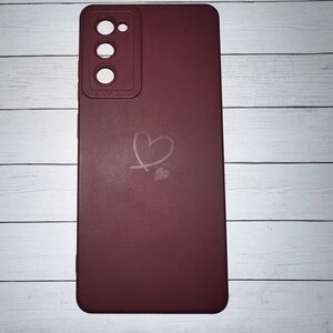 Source Unknown Maroon Phone Case